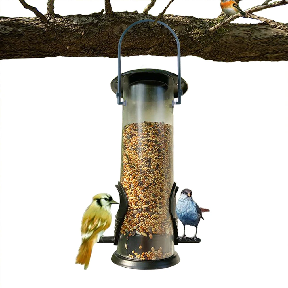 Birds Bird Feeder Hanging Field Food Dispenser Parrot Food Box for Outdoor Balcony Bird Feeder Pet Supplies Drop Shipping