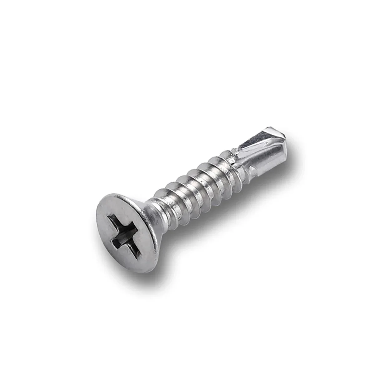 304 SS Countersunk Head Tail Drilling Screw/Flat Head  Phillips Screw M3.5-M5.5