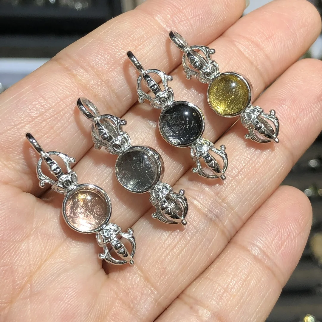 

1 шт. натуральный железный никель Gibeon метеорит демон пестик кулон стерлингового серебра 925 пробы рейки целебный камень ювелирные изделия подарок