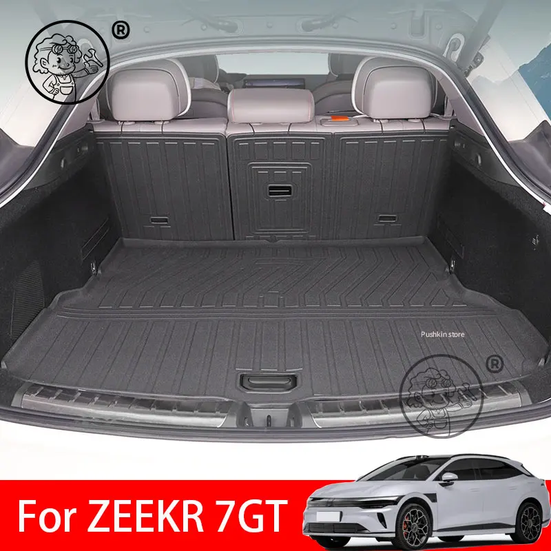 For ZEEKR 7GT 2026 2027 2025 Car Trunk Mats TPE Rear Boot Cargo Waterproof Trunk Carpet Storage Pad Protector Accessories