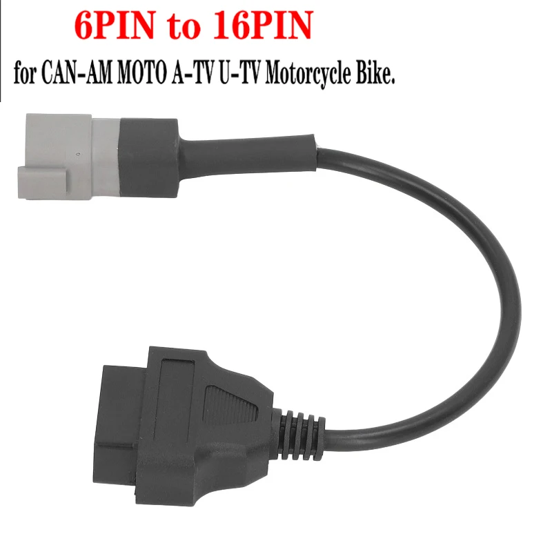 OBD2 Diagnostic Cable Adapter is Replacement for CAN‑AM MOTO A-TV U-TV Motorcycle Bike Can Be Used With OBD Adaptors