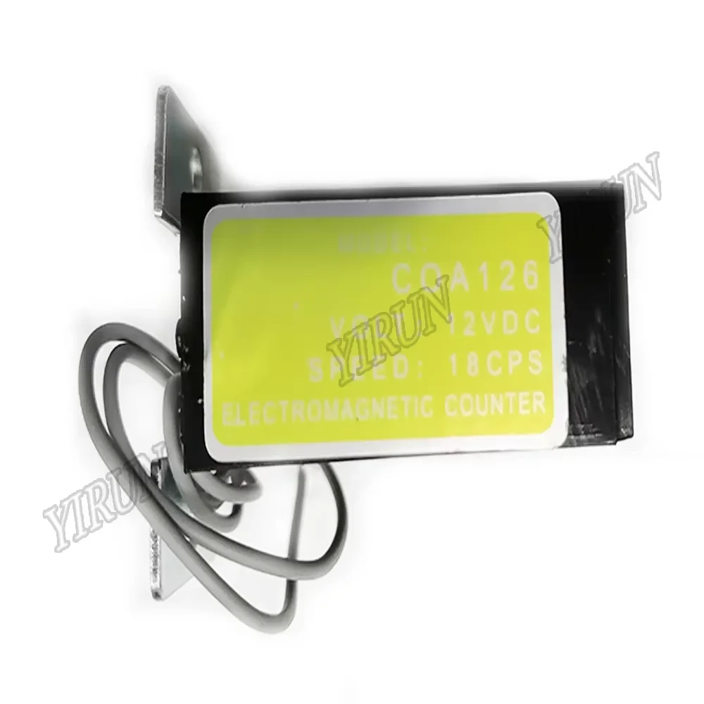 1 pcs Arcade 6 digits 12V mechanical coin counter meter for coin acceptor operated vending machines