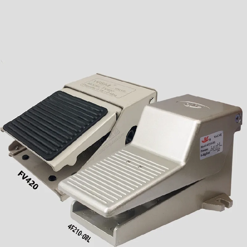 VF200-08 4F210-08L/G/LG FV320 FV420 Momentary Pneumatic Foot Pedal Valve Switch for Air System