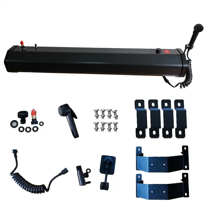 30L Car Roof Extended Pressurized Road Shower Water Tank Solar Heated Off-road On Top of Your
