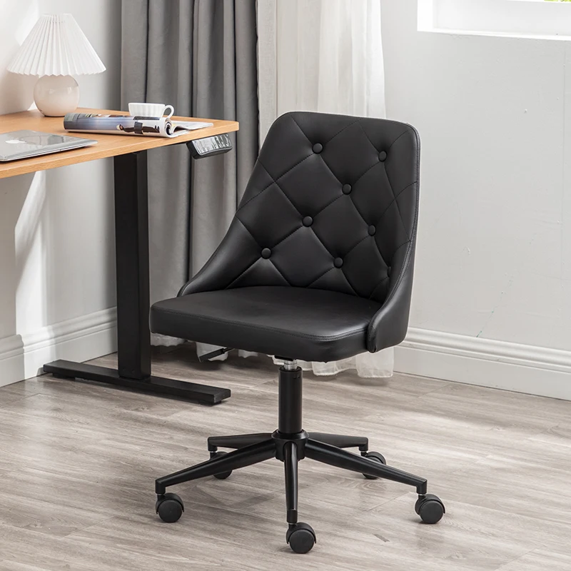 Silla reclinable y ergonómica para oficina, asiento giratorio con ruedas para escritorio, ideal para sala de estar y juegos