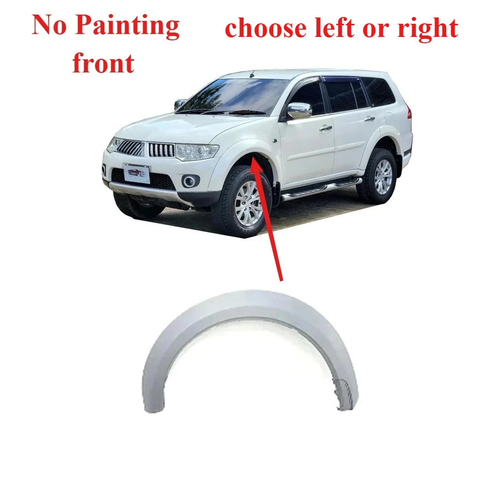 

1 Piece 7407A151 No Painting Eyebrow for Pajero Sport KH 2007-2015 Front Bumper Eyebrow for Montero Sport Choose Left or Right