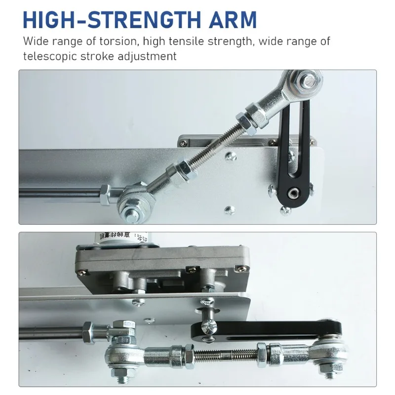 6-20cm Reciprocating Linear Actuator Motor 12V/24V Electric Push Pull Rod for Reciprocating Motion DIY Projects & Industrial Use