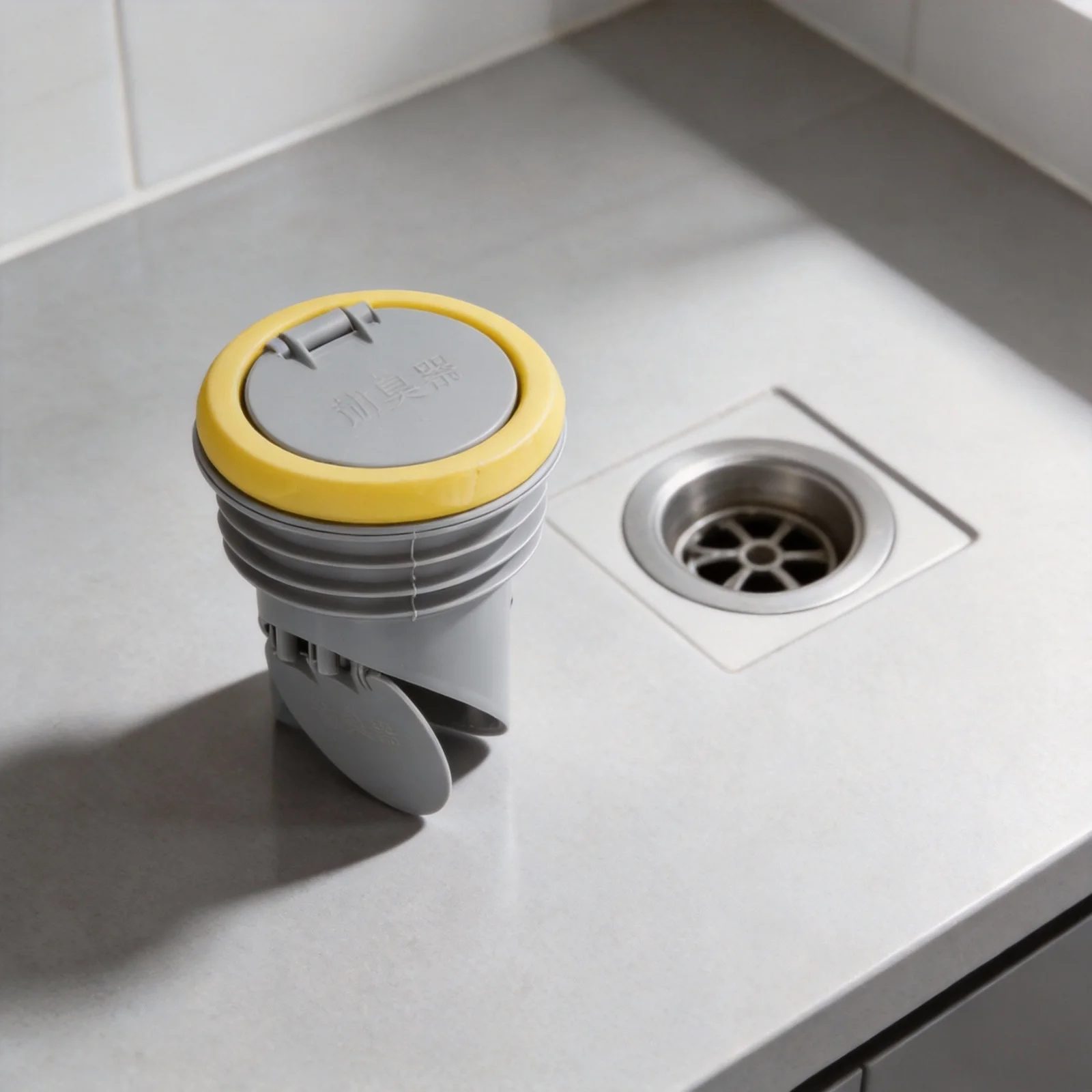 Bathroom Home Improvement Drain Base Accessories 12.5*12.5cm Insoluble In Water Resistant To Acid Triple Seals