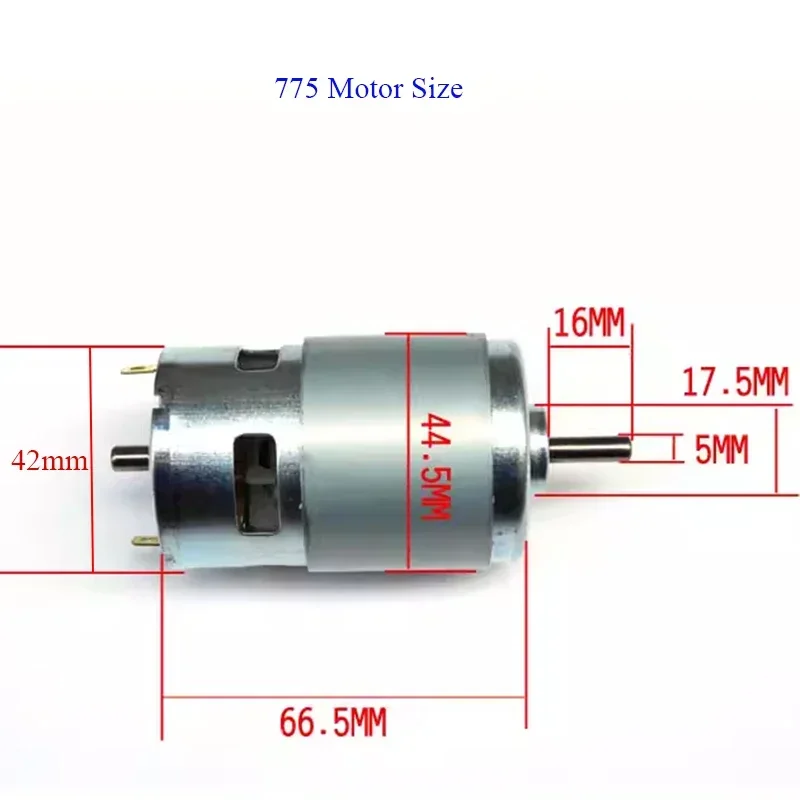 775 795 895 DC Motor 12V24V High Torque High Speed High Power Magnetic Power Tool Motor Electronic Component Motor