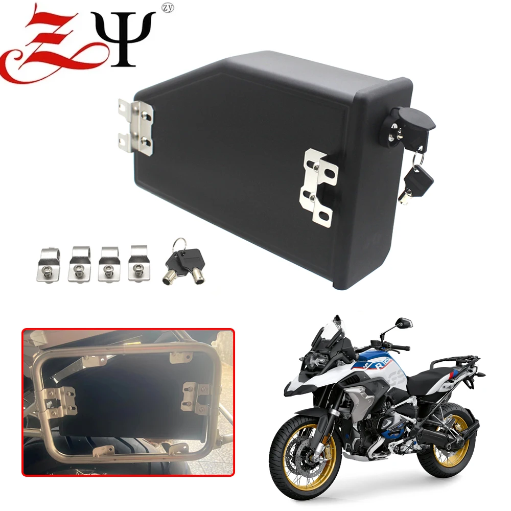 Motorcycle Left Side Box For BMW R1200GS R1250GS R1300GS LC ADV Waterproof Tool Box R1200 R1250 R 1250 GS Adventure 2014-2024