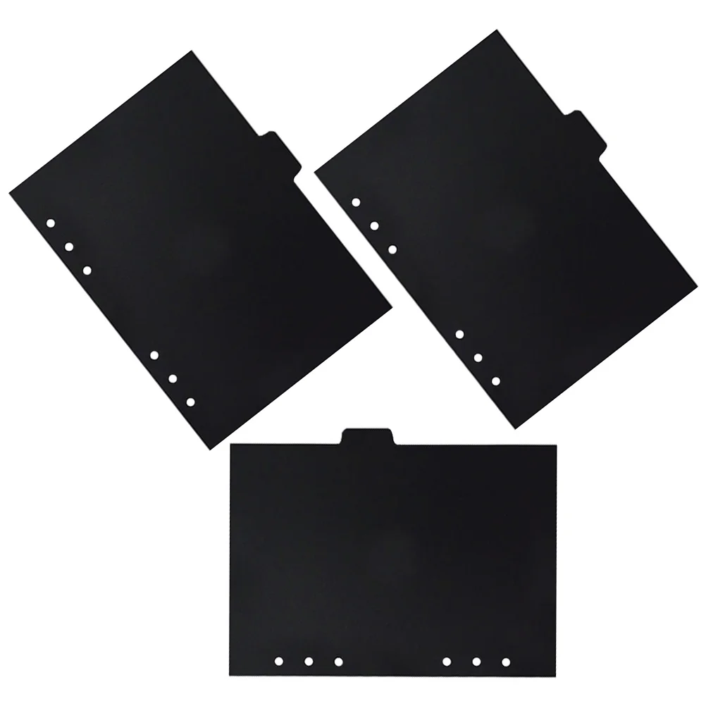 

3 комплекта индексных разделителей для переплета A5, многоразовые бумажные переплетные страницы, съемные разделители для ноутбуков, сменные стержни, удобные маркеры страниц