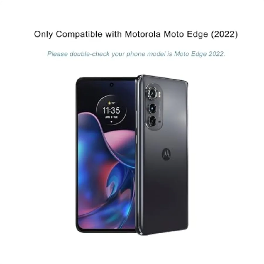Защитная пленка для экрана Motorola Moto Edge 2022, цельная защитная пленка из закаленного стекла HD 9H Hardn, противоскользящий чехол Frien