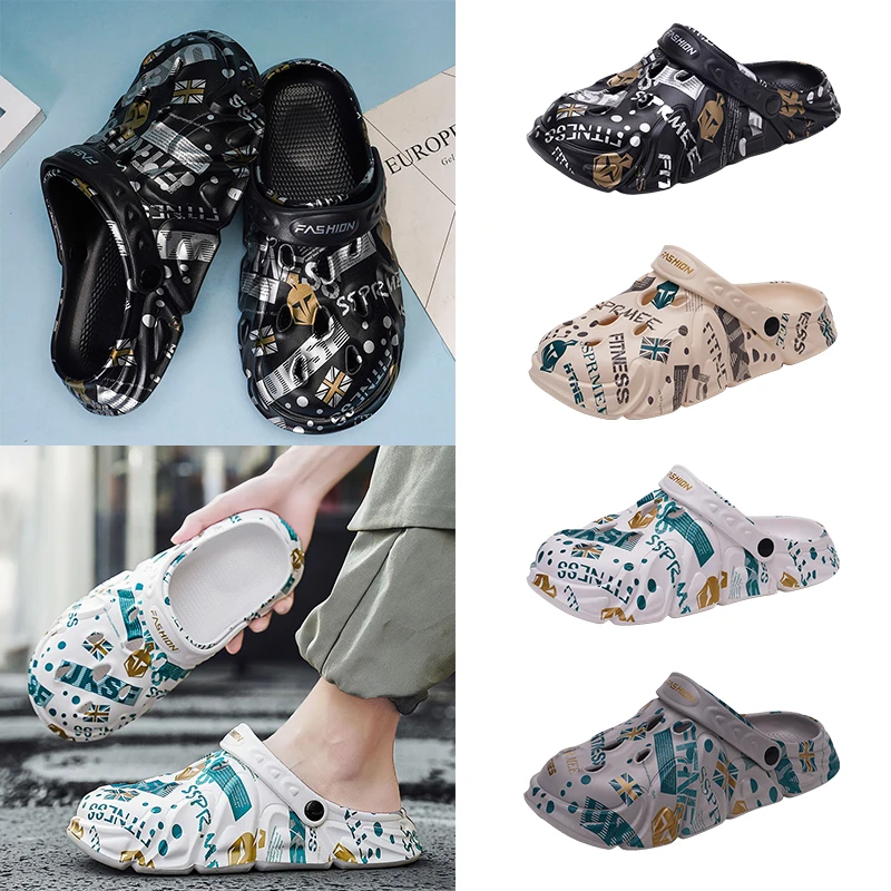 New Multifunctional Couple Slippers Unisex Summer Outdoor Vacation Beach Sandals Men Leisure Slippers Women Garden Shoes36-45#