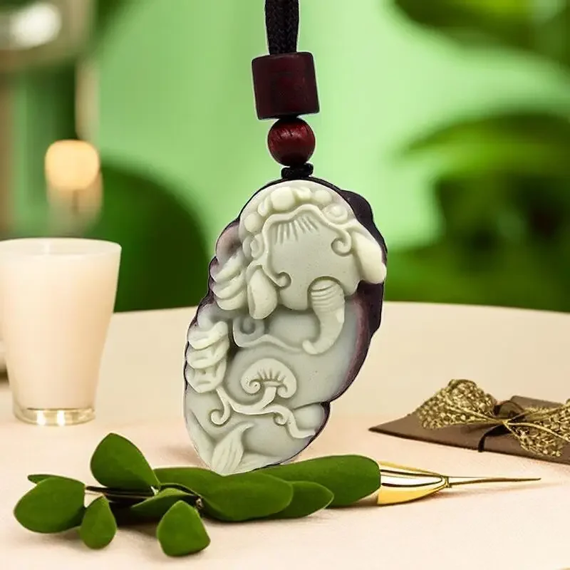 

Jade Pixiu Pendant Jewelry Necklaces Pendants Luxury Tiger Vintage Accessories Fashion Natural Gifts for Women Chinese Necklace