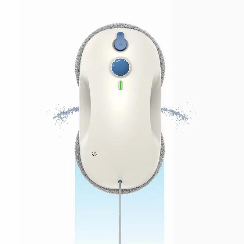 2025 طائرة بدون طيار روبوت لتنظيف النوافذ الأوتوماتيكية تعمل بالطاقة الكهربائية للاستخدام المنزلي للفنادق مع قماش تنظيف عبوة قابس أمريكي #4