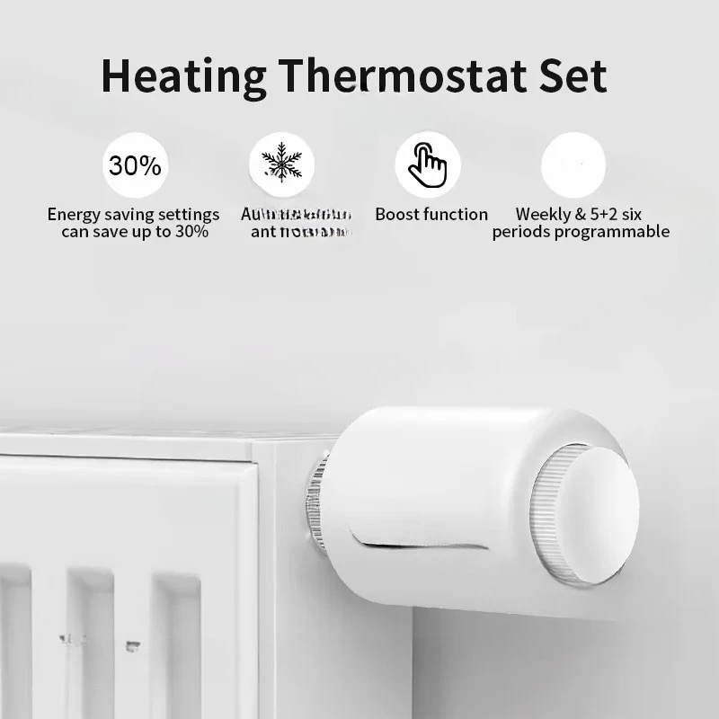 for intelligent thermostatic valve radiator controller mobile APP control intelligent thermostat