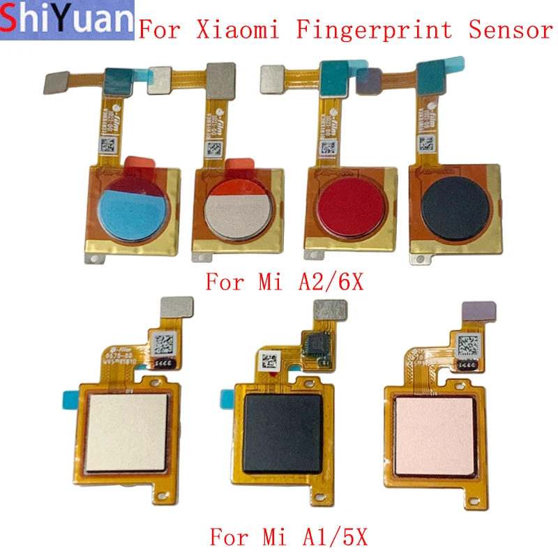 

Fingerprint Sensor Scanner Home Button Flex Cable Ribbon For Xiaomi Mi A2 6X A1 5X Touch Sensor Flex Cable Replacement Parts