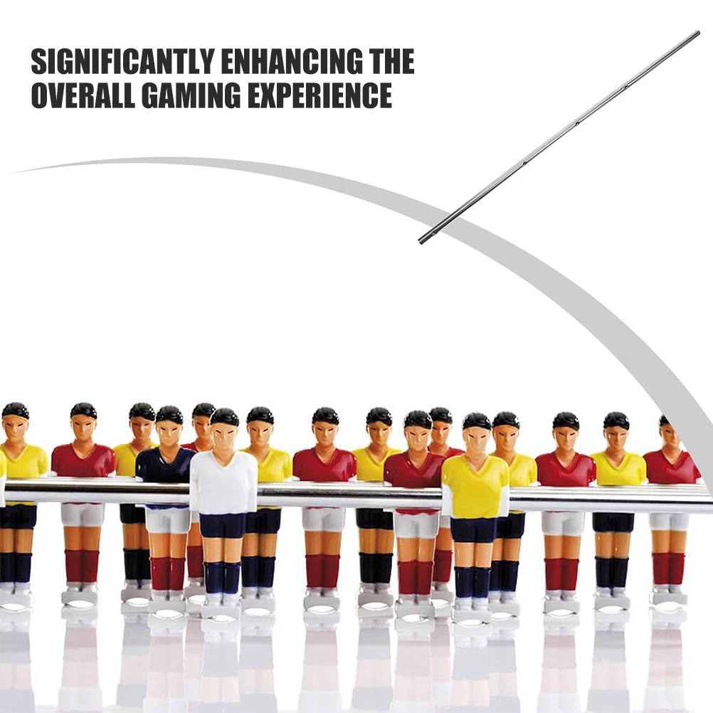 4개입 축구 기계 풋볼 막대 철제 교체 핸들 테이블 축구 게임 막대 액세서리 풋볼 막대 테이블 축구