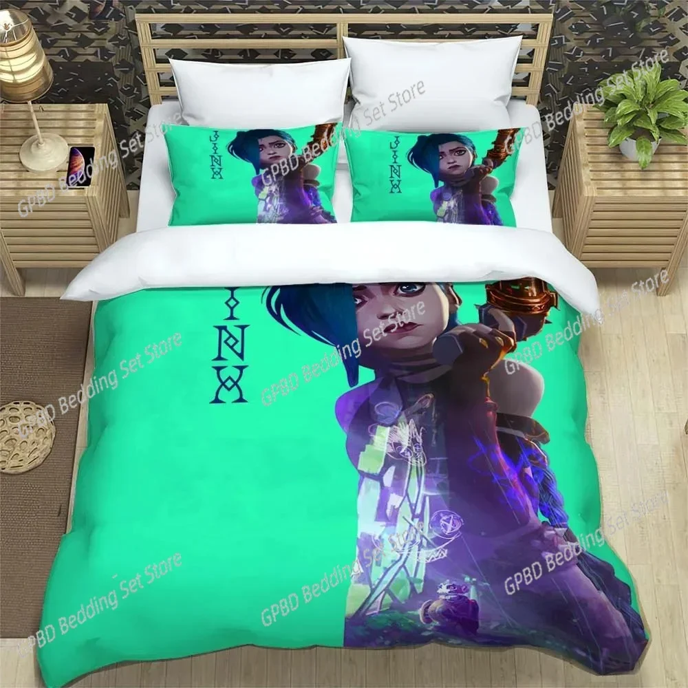 

Cartoon Anime Bedding Customizable Three Piece Set Of Student Bedding Comfortable And Soft Comforter Bedding Sets