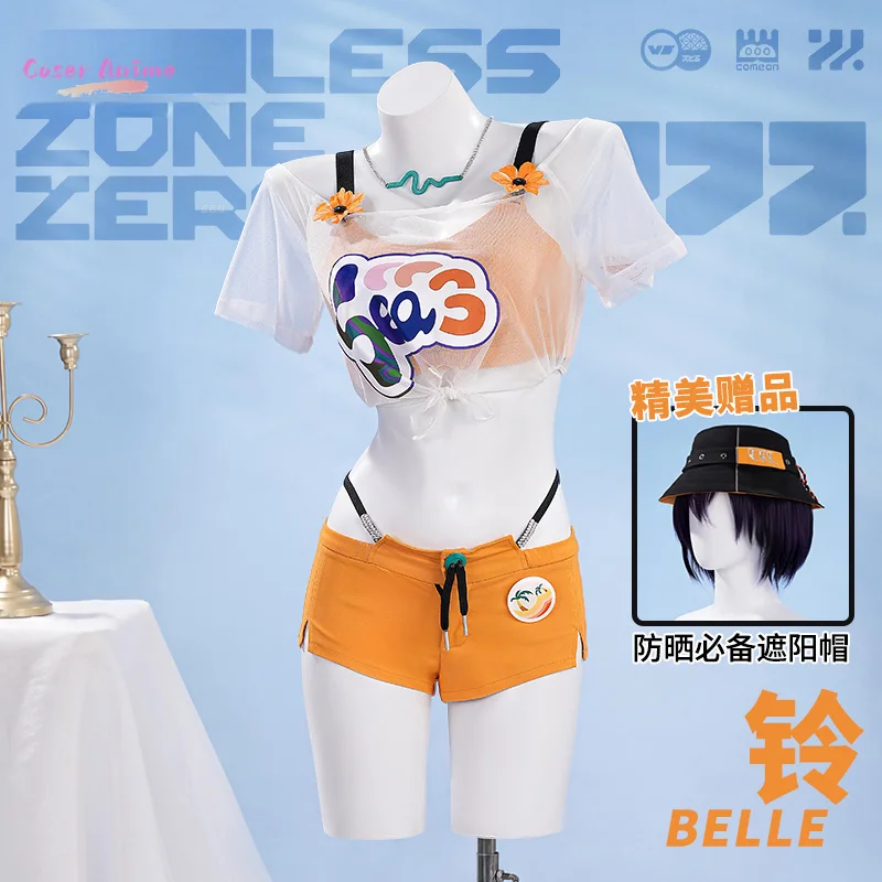 

Костюм для косплея Zenless Zone Zero Belle, униформа на Хэллоуин, карнавал, вечеринку, Рождество, ролевая одежда, летняя одежда