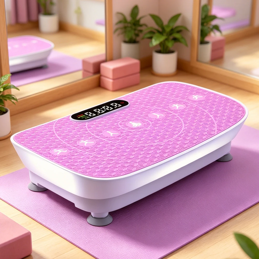 New Multi-function Crazy Fit Massage Vibration Plate Platform Machine-Portable Home Use  Fitness Equipment for Bodybuildingpr