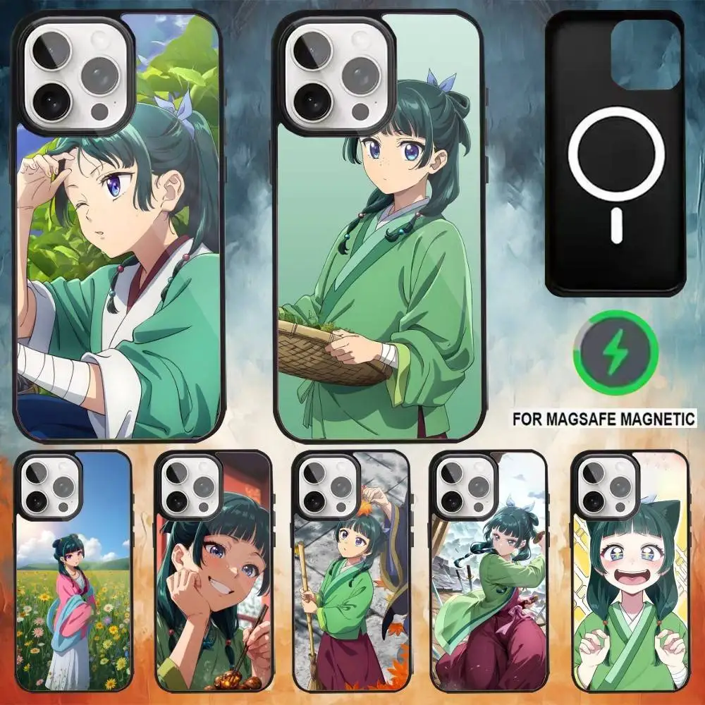 

A-Apothecary Diaries Maomao Phone Case For iPhone17,16,15,14,13,12,11 Plus,Pro Max Magnetic Magsafe Wireless Charging