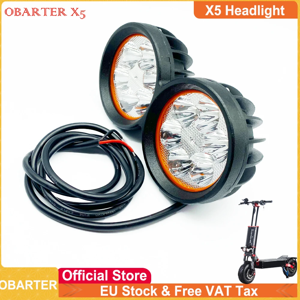 Original OBARTER X5 Headlight Front Light X5 Front Lamp for OBARTER X5 Electric Scooter Official Obarter Accessories