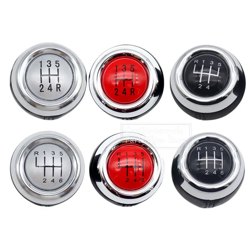 5 Speed/6 Speed Gear Shift Knob PU Leather MT Lever Shifter Knob Handle For Mini Cooper R55 R56 R57 R58 R59 F55 F56 F54 F57