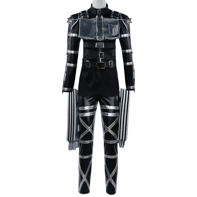 Angriff eren Titan Cosplay Kostüm Anime Cos Outfit Jacke Gürtel Männer Frauen Halloween Karneval Party Uniform Anzug kompletten Satz