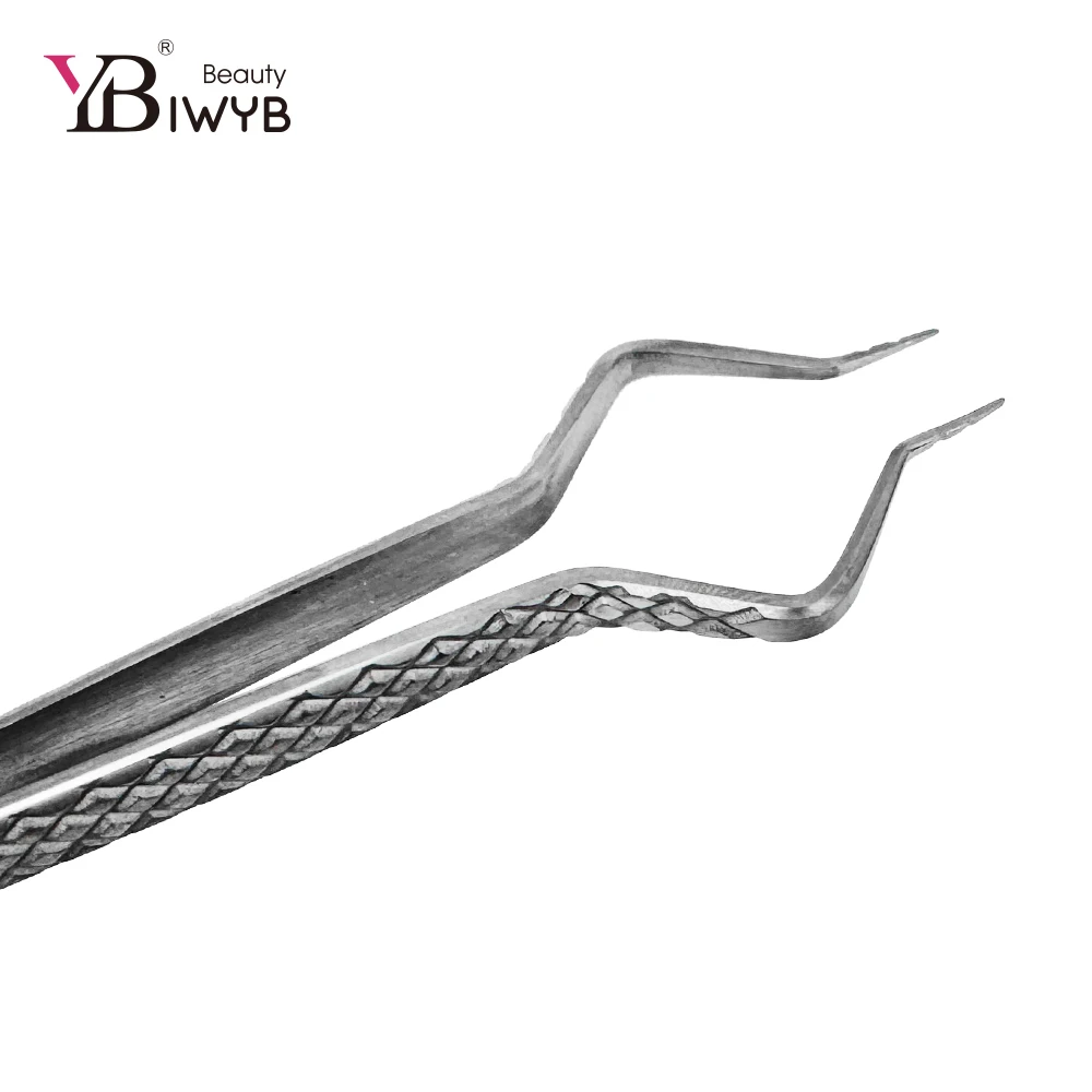 New style grafting eyelash tweezersstainless steel high precision hairseparation tweezers