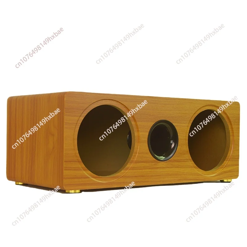 Speaker Empty Box for DIY Speakers, Dual Speaker 3-inch to 8-inch Sizes, Integrated Wooden Shell for Home Use, Ideal