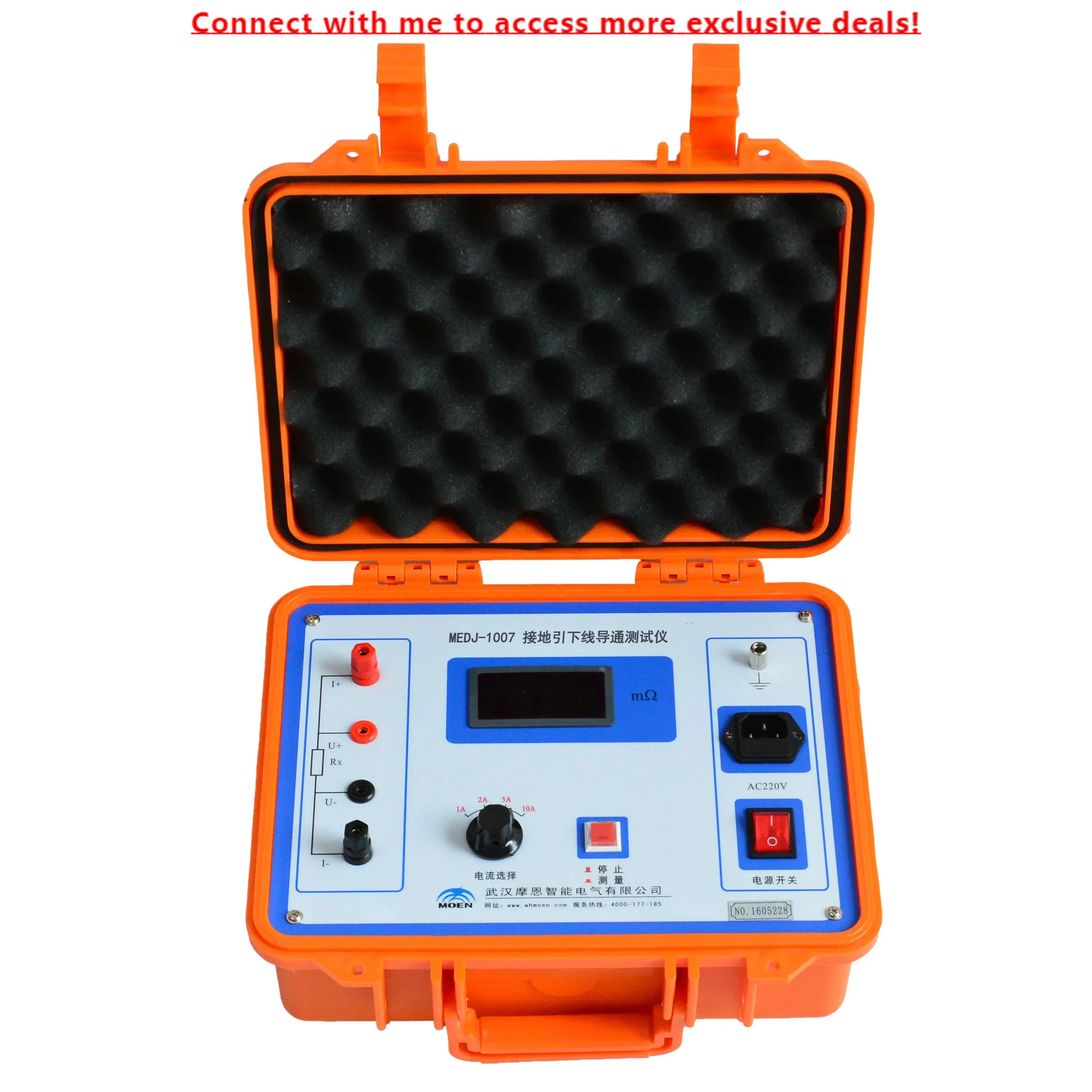 

MEDJ-WY1007 Grounding Down Lead Continuity Tester Fast Speed Earth Continuity Tester