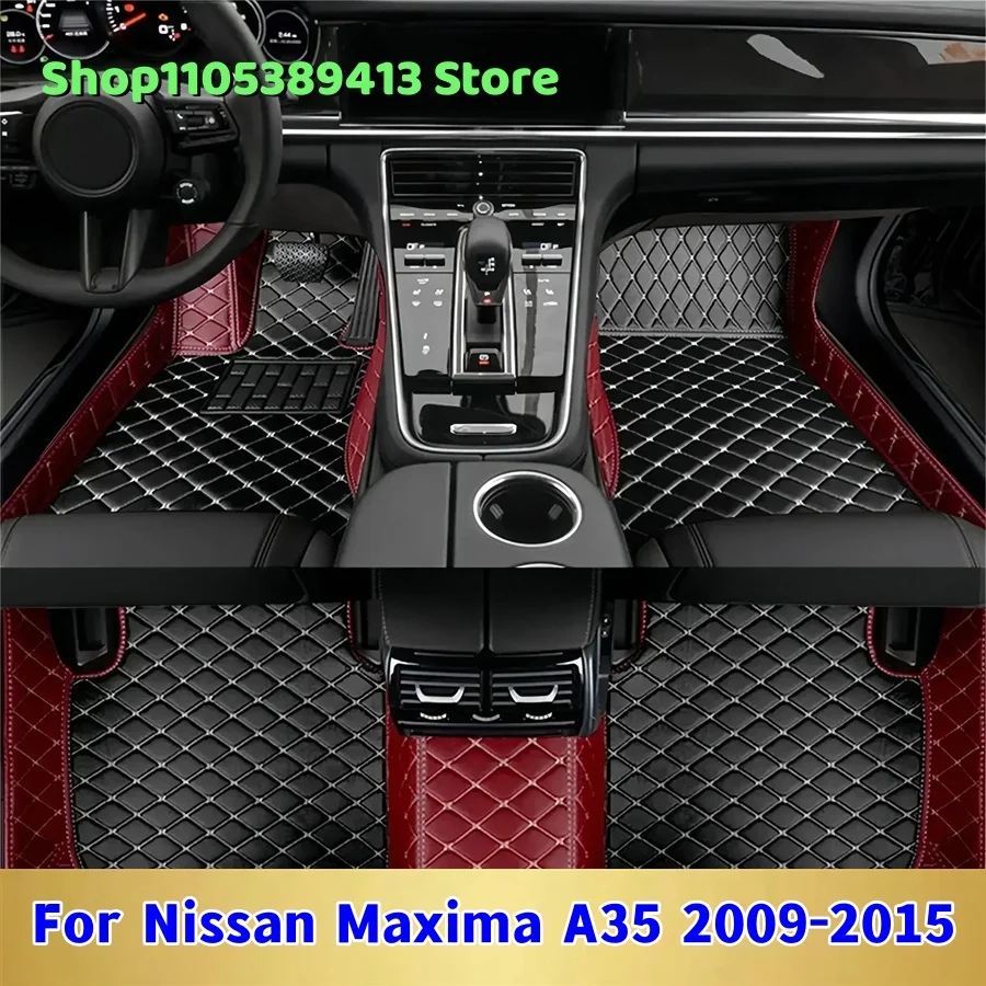 

Mats Carpets Leather Custom Car Floor Mats For Nissan Maxima A35 2009 2010 2011 2012 2013 2014 2015 Car Mat Accessories