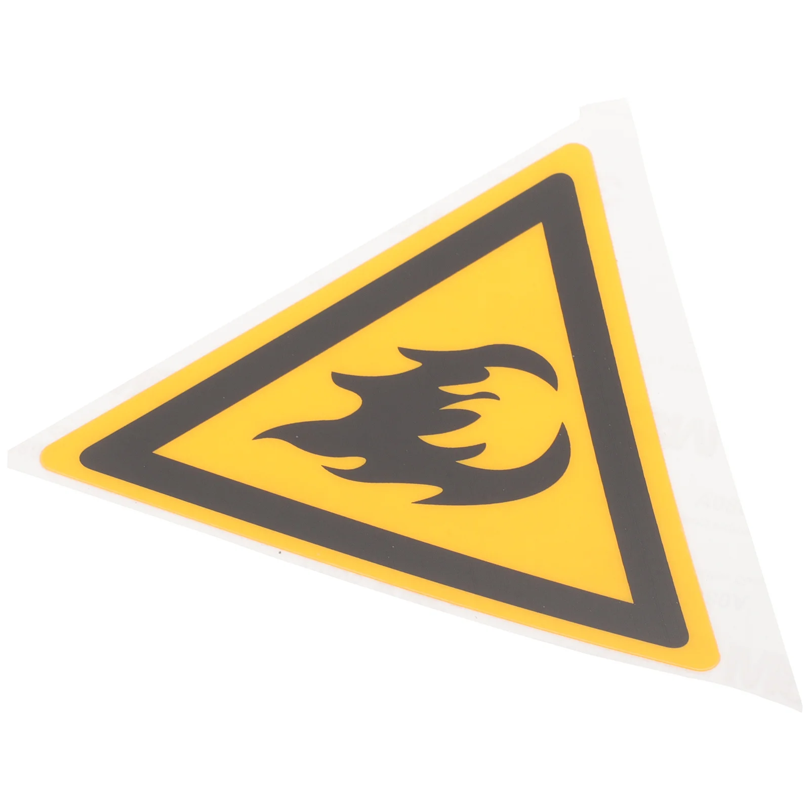 

Fireproof Sign Warning Label Safety Decal Durable Pet Adhesive Sticker Flame Retardant Traffic Safety Mark Factory