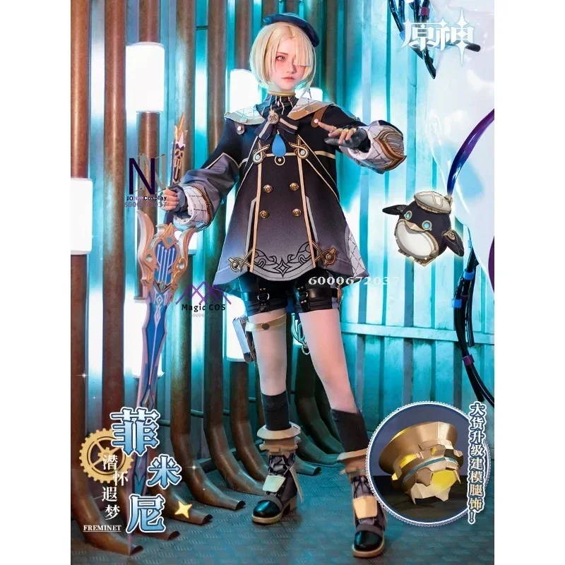 

Genshin Impact Game Fontaine Series Fimeni Cosplay Costume Full Set Anime Outfit for Men New Arrival Hot Sale Fashion Disfraz