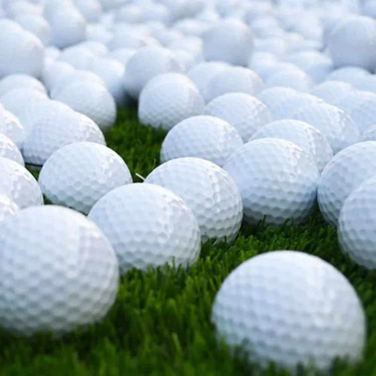 

Golf ball double layer practice color ball game ball various logos can be printed