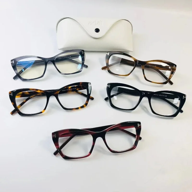 Japanese Style Acetate Glasses Frame for Men Handmade Fashion Cat Eye Eyeglasses Women Myopia Precription Glasses Frames