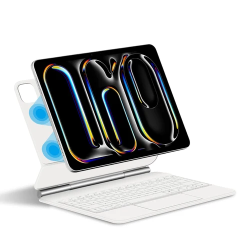 Imagen 2 del producto Teclado mágico retroiluminado para iPad Pro 11 13 M5 2025 funda para iPad Air 11 13 pulgadas M3 M2 funda iPad M5 Pro 11 13 M4 funda inteligente folio