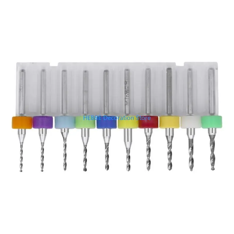B0KC Accurate Craft Drilling (0.1mm-2mm) Miniature Drill Bits for Stone Jewelry Work