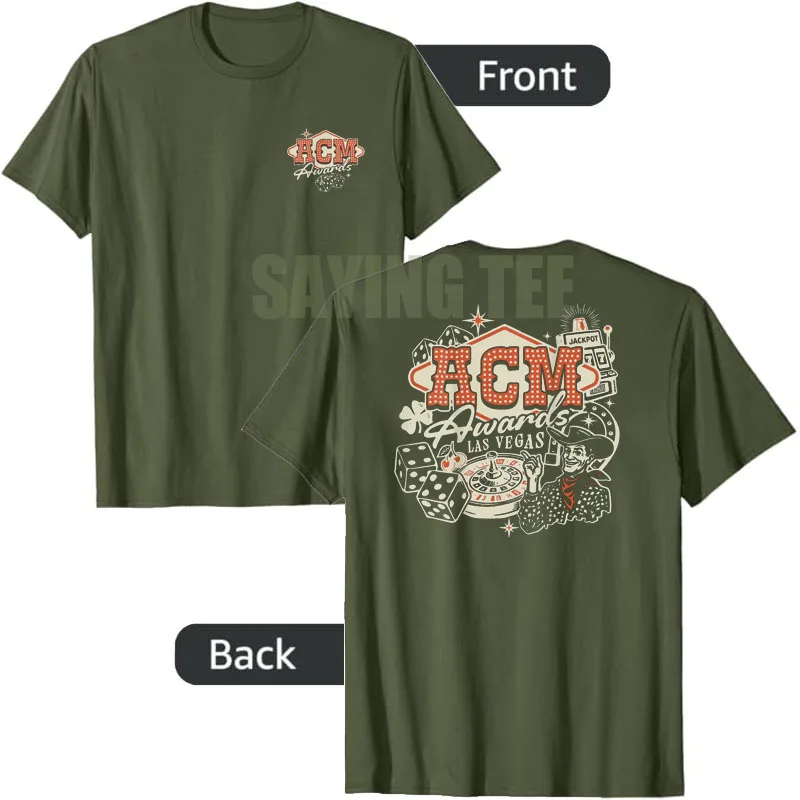 ACM Awards Las Vegas T-Shirt Y2k Reise-Trip nach Las Vegas Grafikkleidung für Glücksspiel-Liebhaber Personalisierte Streetwear-Bekleidung Top – Detail 4