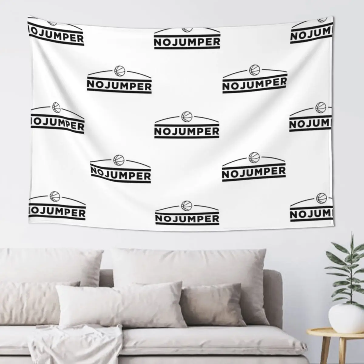 No Jumper Logo Tapestry Things To Decorate The Room Kawaii Room Decor House Decoration Tapestry