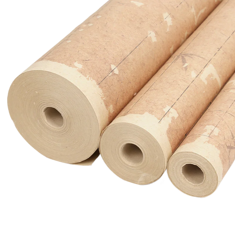 

Retro Gridding Long Scroll Xuan Paper Antique Calligraphy Practice Half Ripe Rice Paper Chinese Style Regular Script Rice Paper