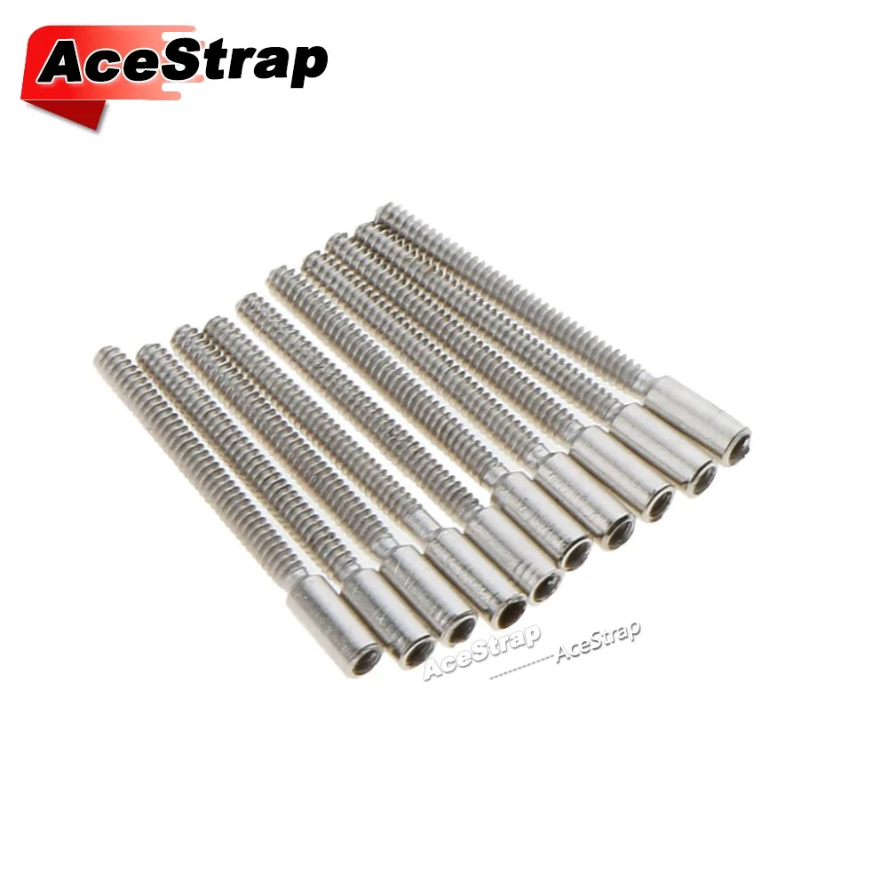 10pcs Winding Stem Extensions 11.5mm Watch Stem Extender Rod 0.9mm Thick Repair Tool Silver for Watchmaker Watches Accessories