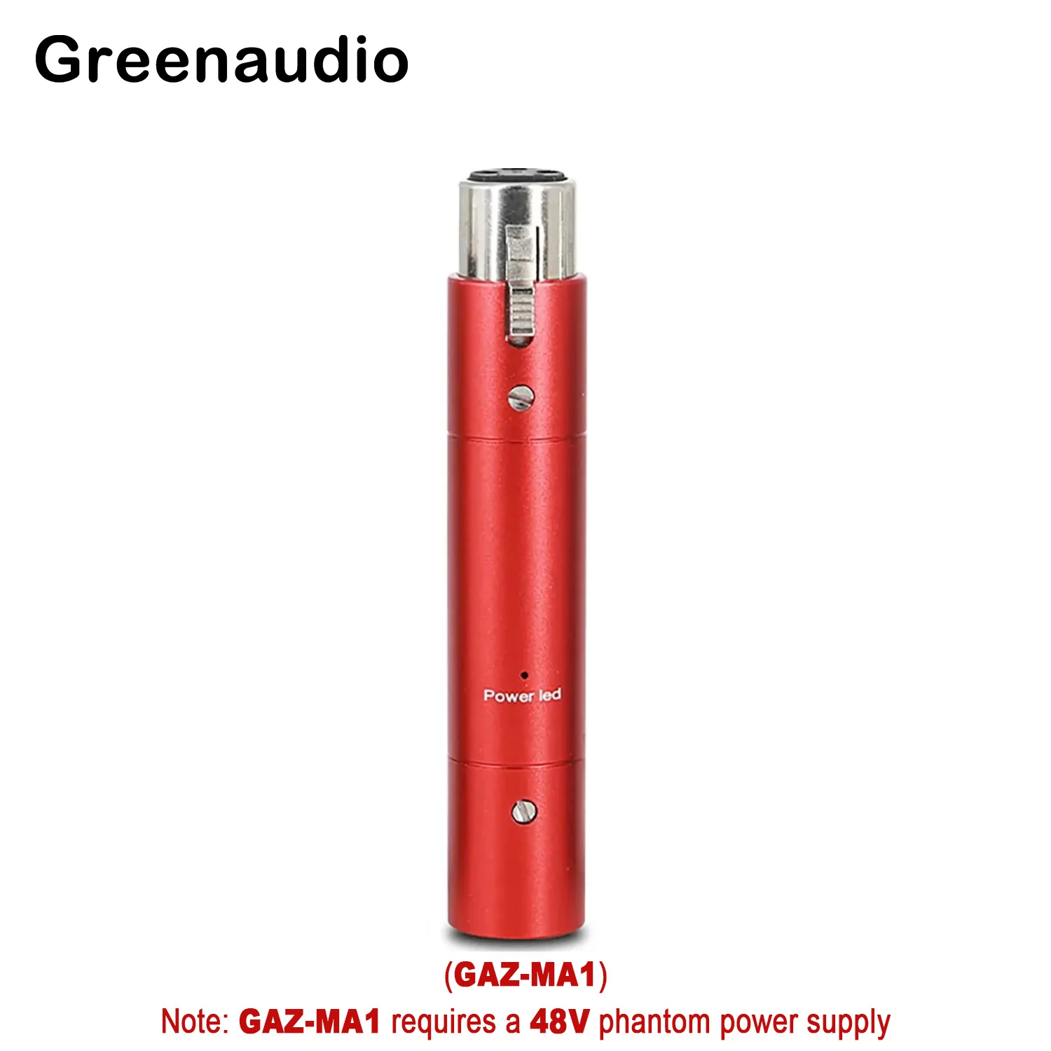 GAZ-MA1 new dynamic microphone amplifier 48V microphone sound gainer can be used for various dynamic microphones