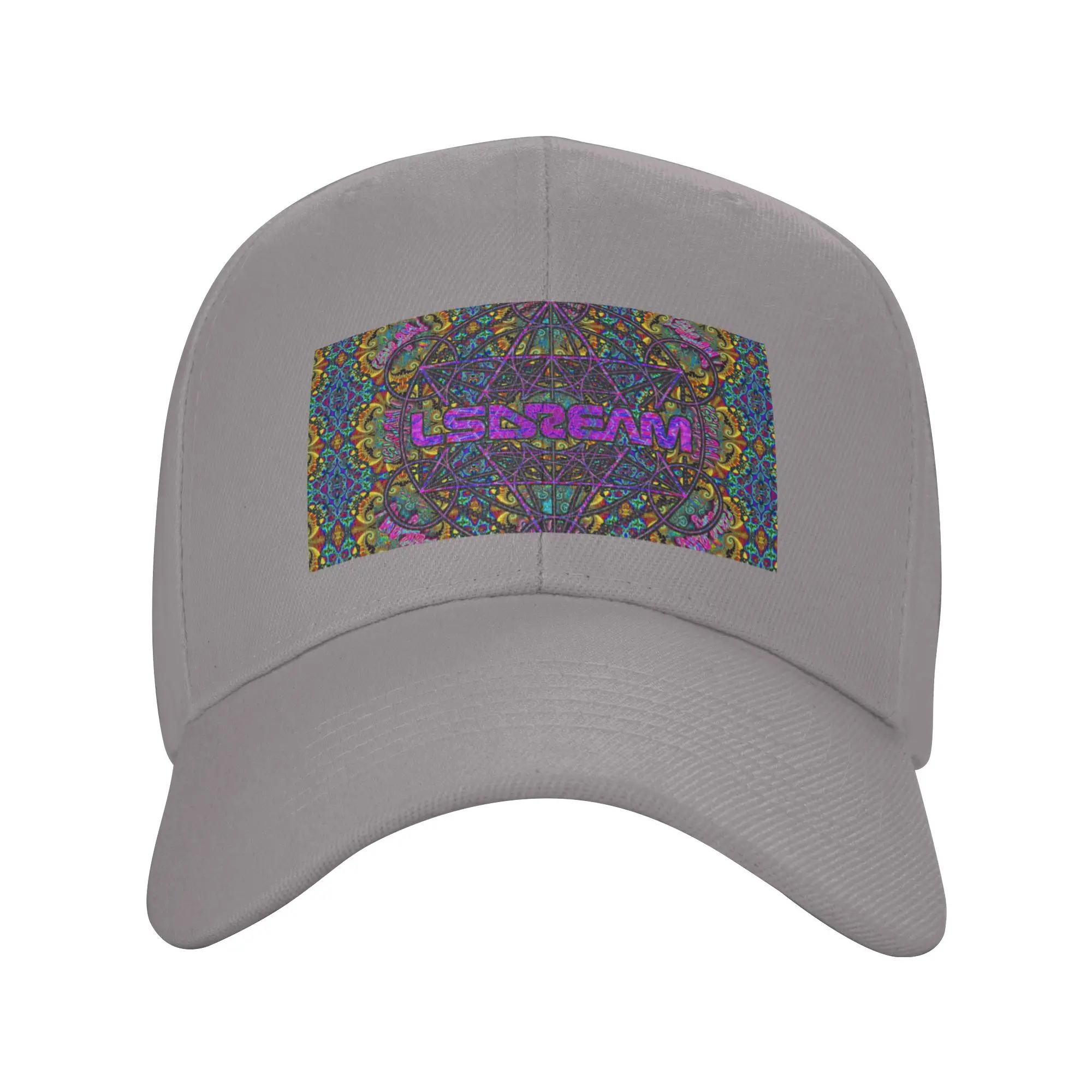 Hot Sale LSDream Psychedelic Festival Merch Raverwear Fanart Baseball Cap  Casual Hat  Windproof Outing Hat