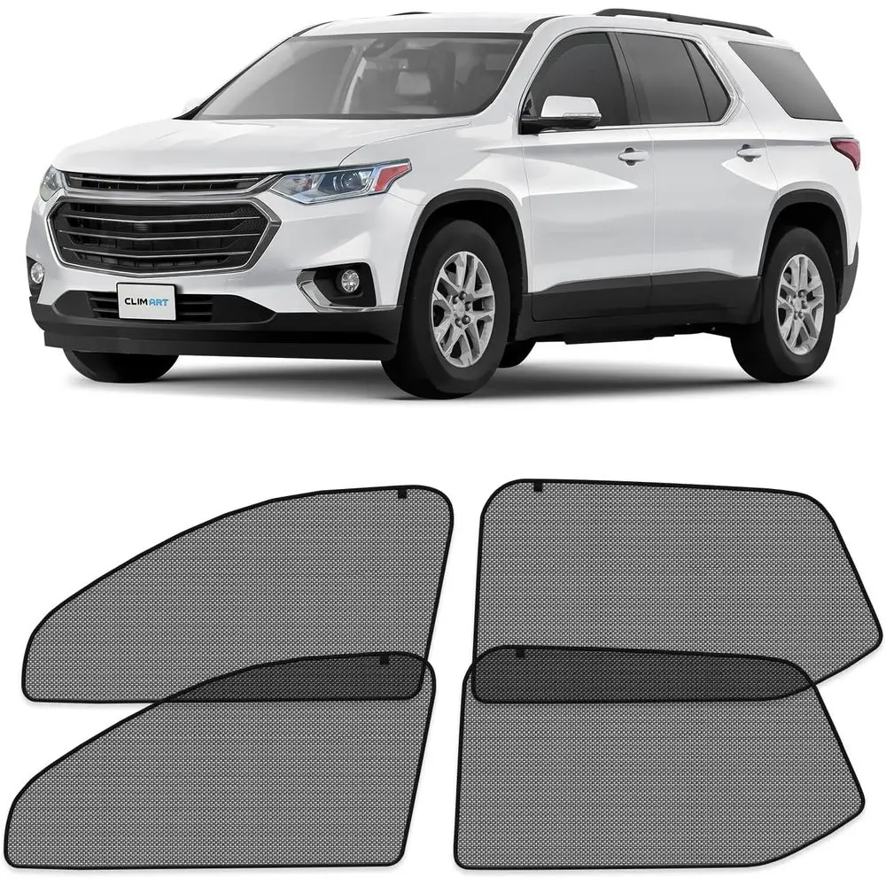 

Солнцезащитные шторки для окон автомобиля Chevrolet Traverse 2018-2023 – Специально разработанные шторки-солнцезащиты, накладки на боковые окна, незаменимые автомобильные аксессуары