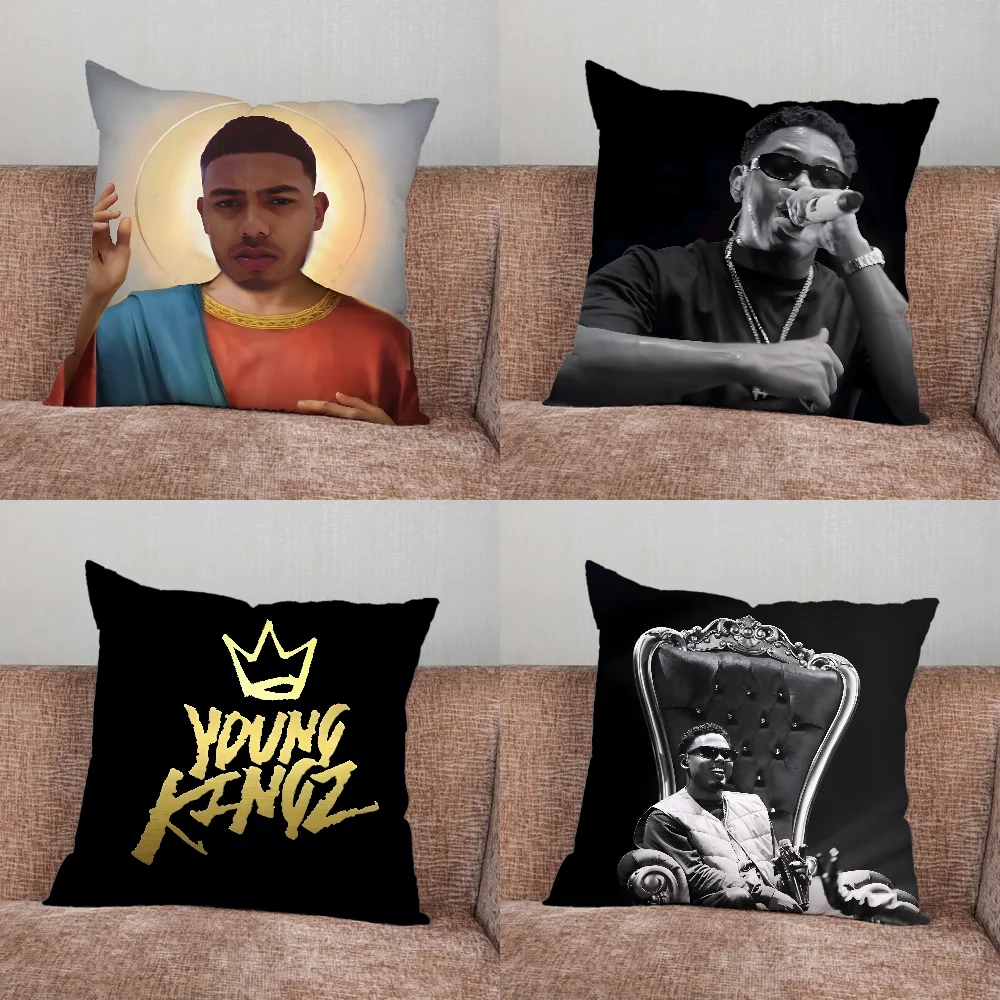 Rapper Singer M-Myke Towers Pillow Case For Home Bedroom Car Office Decoration Living Room Sofa Cushion Cover Suitable