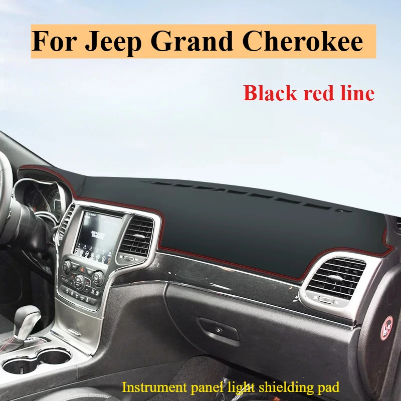 Pour Jeep Grand Cherokee ‌   Tapis Pare-Soleil Personnalisé pour Tableau de Bord, Housse Antidérapante pour Console Centrale, Décoration Intérieure Automobile, Pièces Modifiées