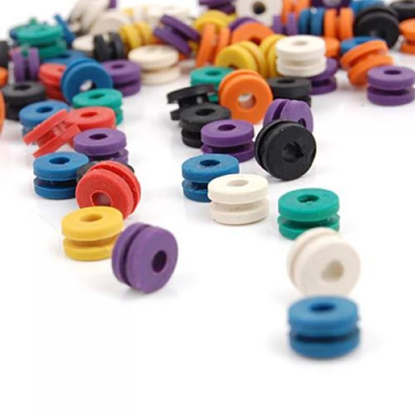 

100Pcs Machine Use Grommets Silicone Fit Needle Loop Armature Bar Easy Install Grommets Grommet Silicone Grommet