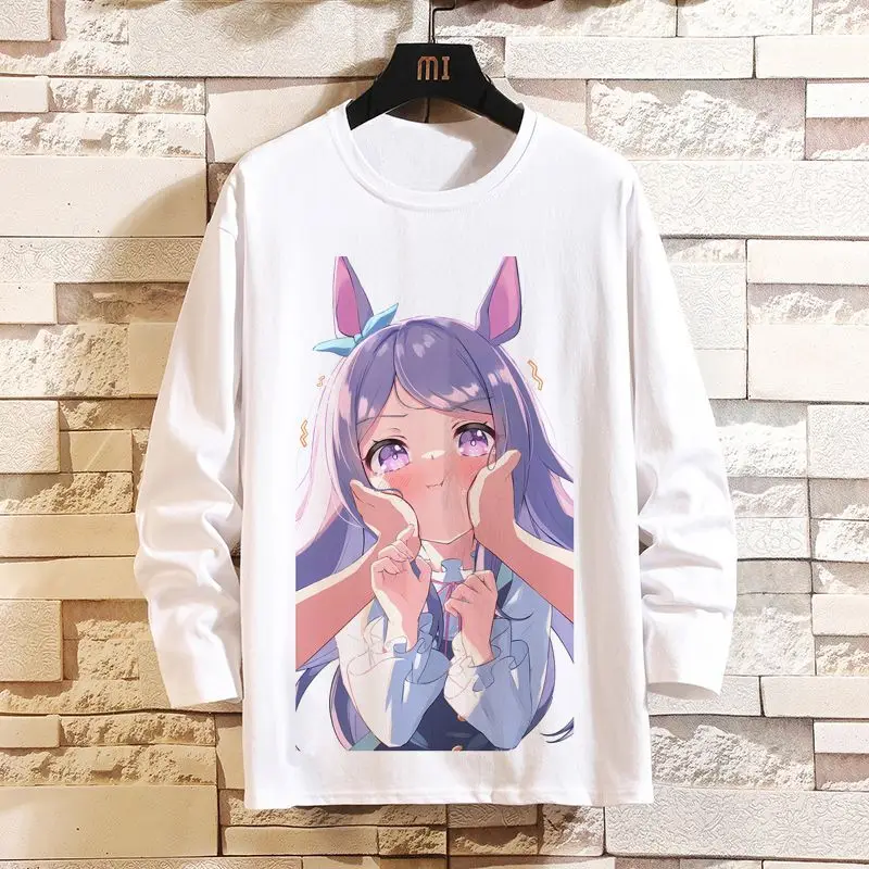 

Anime Game Jockey Girl Long Sleeve T-Shirt Pretty Derby Special Zhou Donghai Emperor Round Neck Top Game Merchandise